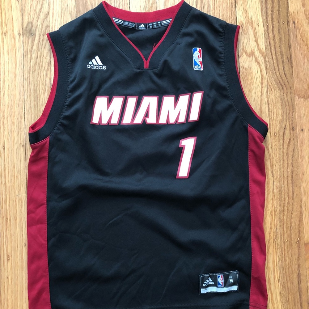 Miami Heat Chris Bosh Jersey Youth Boys Adidas